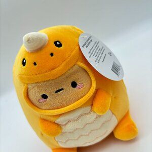 Smoko DINOSAUR TAYTO Mini Mochi Plush Potato Orange Dino 6" Stuffed Animal NEW